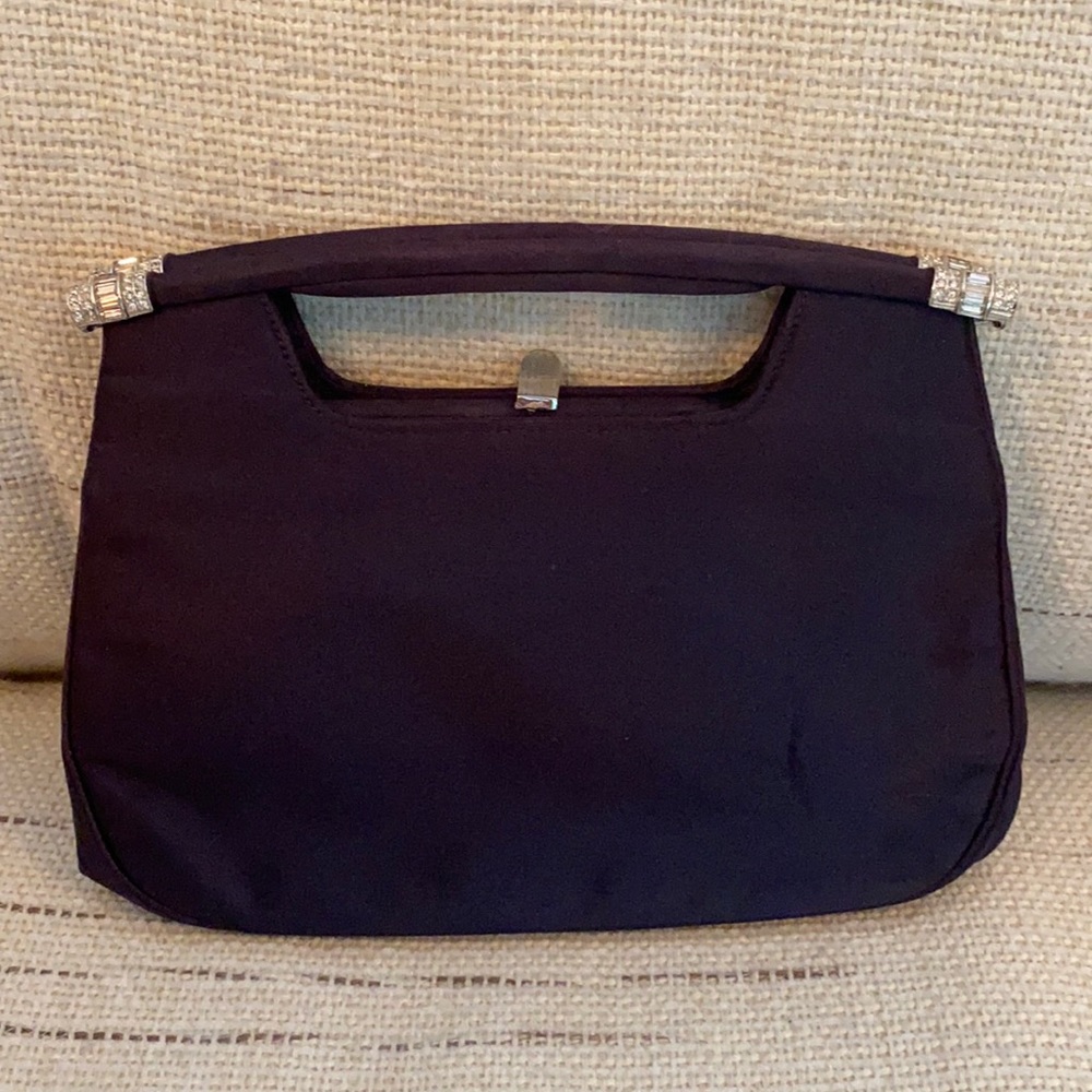 Black Silk Clutch